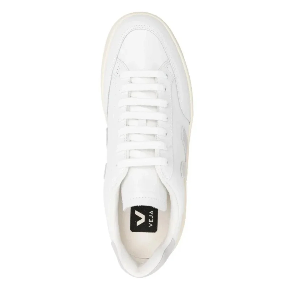 Veja V-12 XD0203484A Sneaker Women's US 10 White Leather Lifestyle Shoes DDK666 - Picture 4 of 10